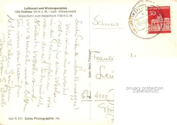 Todtnau Sesselbahn zum Hasenhorn – Bild 2
