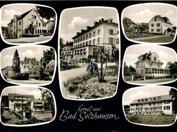 Bad Salzhausen Kurheim Jäger Kurhaus Teilansichten