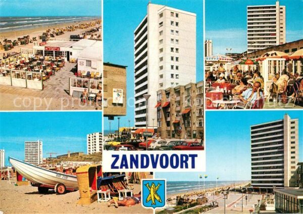 Zandvoort Holland Strand Hochhäuser