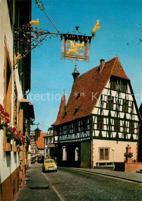 Michelstadt Gasthof Drei Hasen mit altem Wirtshauss