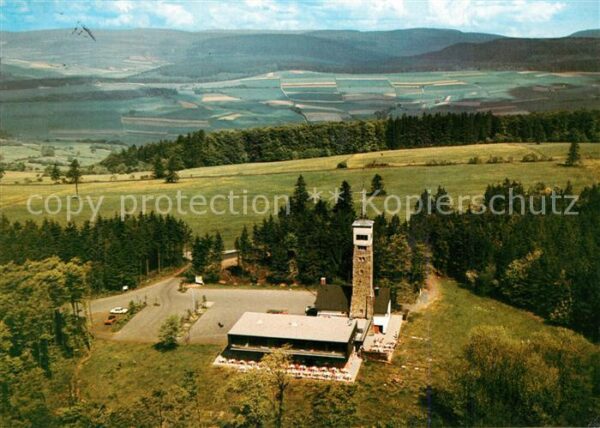 Kirchheim Hessen Fliegeraufnahme mit Heussner Haus und B