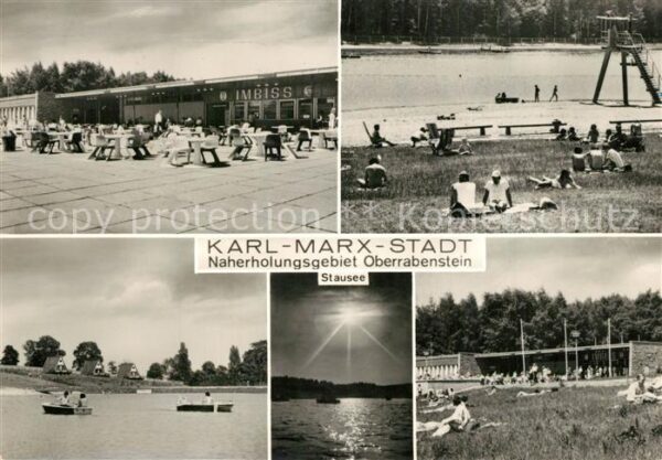 Karl-Marx-Stadt Naherholungsgebiet Oberrabenstein Schwi