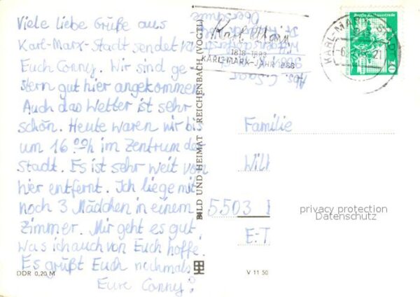 Karl-Marx-Stadt Schlossteich Details – Bild 2