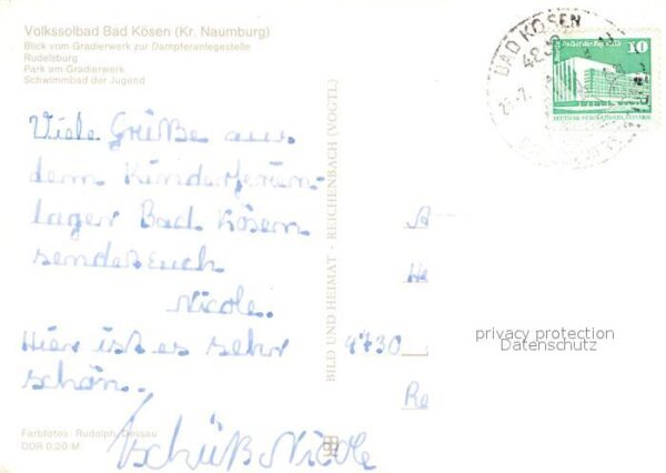 Bad Koesen Dampferanlegestelle Rudelsburg Park am – Bild 2