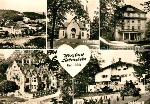 Bad Liebenstein Heinrich Mann Sanatorium Ev Kirche Kurh