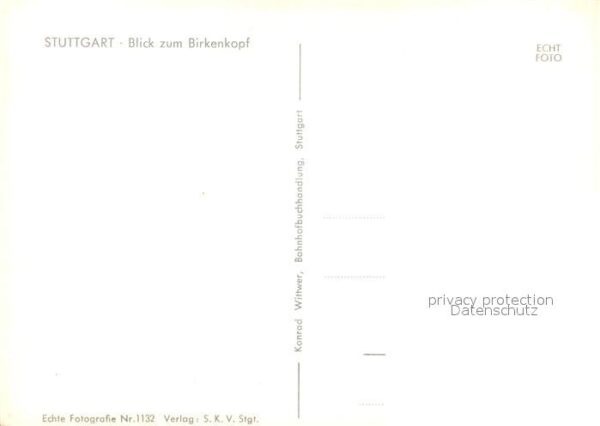 Stuttgart Blick zum Birkenkopf – Bild 2