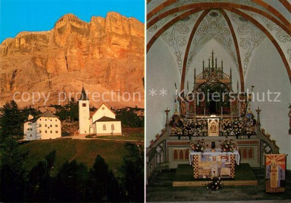 St Leonhard Defereggen Heilig Kreuz Wallfahrtskirche Inneres A