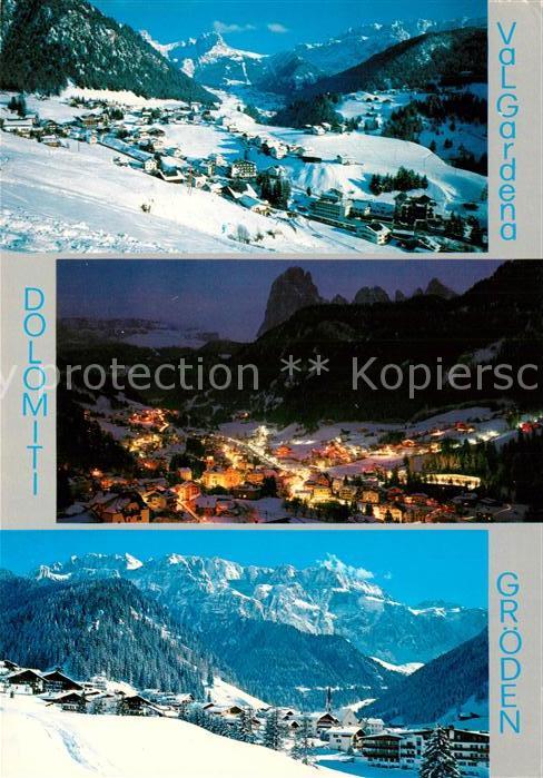 Groeden Tirol mit Dolomiten und Val Gardena