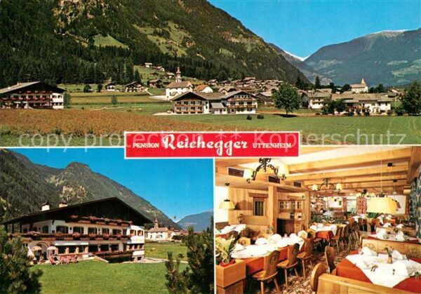 Uttenheim Suedtirol Panorama Pension Reichegger Gastraum
