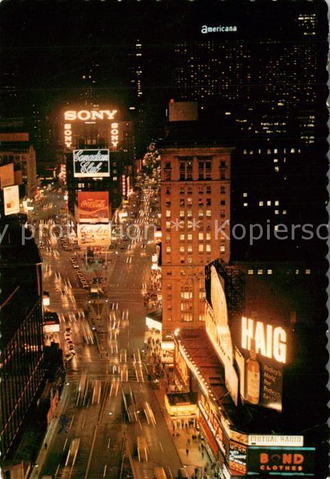 New York City Times Square at night