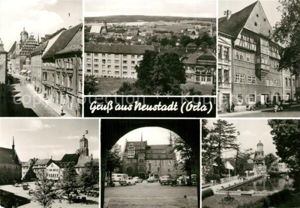 Neustadt Orla Rathaus Lutherhaus Markt Gamsenteich