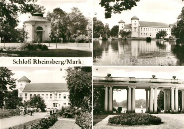 Rheinsberg Pavillon im Schlosspark Schloss Billard