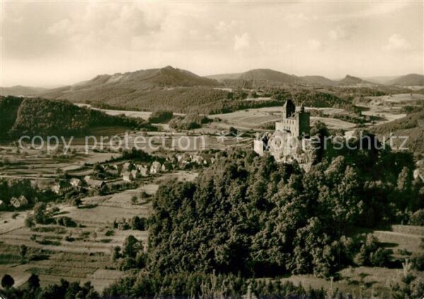 Bad Bergzabern Ritterburg Berwartstein Fliegeraufnahme