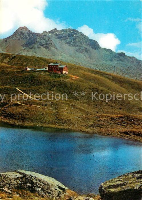 Heilbronnerhuette Neue mit Scheid See