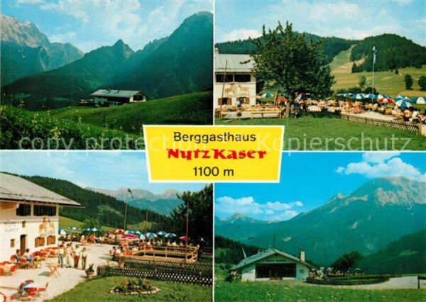 Ramsau Berchtesgaden Berggasthaus Nutz Kaser Hochschwarzeck
