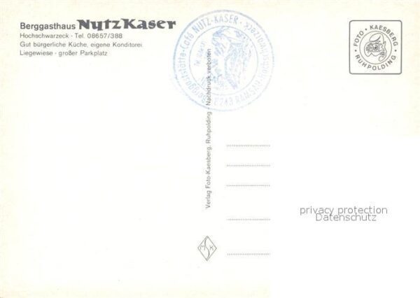 Ramsau Berchtesgaden Berggasthaus Nutz Kaser Hochschwarzeck – Bild 2