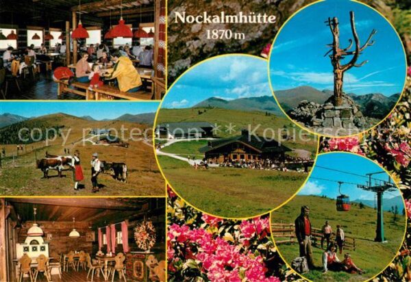 Bad Kleinkirchheim Kaernten Nockalmhütte Gasträume Monument Gondelb