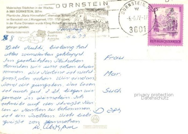Duernstein Wachau Donaupartie Panorama – Bild 2