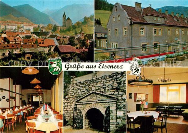 Eisenerz Steiermark Stadtblick Werksgasthof Gasträume