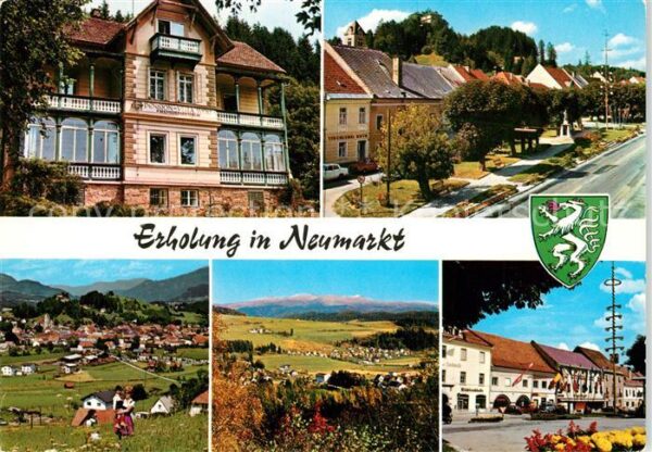 Neumarkt Steiermark Villa Wolf Strasse Panorama Marktplatz