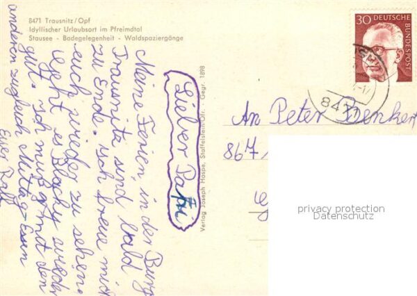 Trausnitz Stausee Badegelegenheit Kirche Schloss – Bild 2