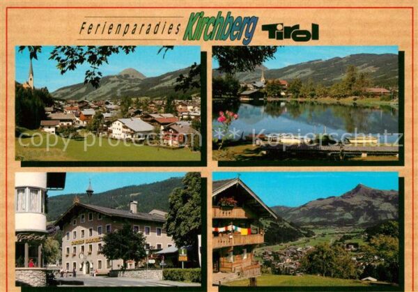 Kirchberg Tirol Ortsansicht Badesee Ortsmotive