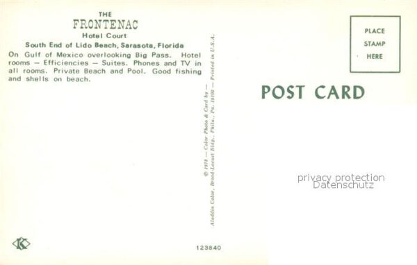 Sarasota Frontenec Hotel Court Lido Beach – Bild 2