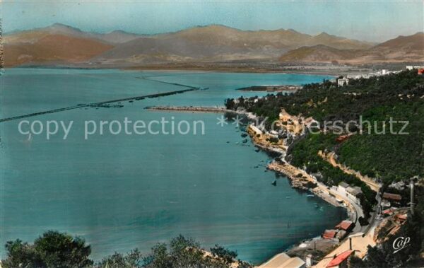 Bougie Bejaia Algeria Fliegeraufnahme Port Baie de Sidi Yahia