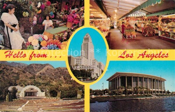 Los Angeles California Olvera Street Farmers Market Hollywood