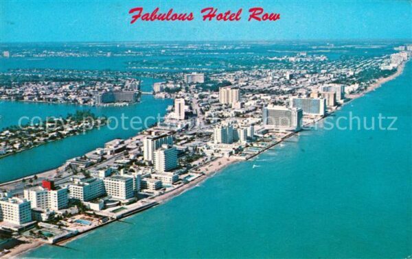 Miami Florida Fliegeraufnahme Miami Beach skyline Goo