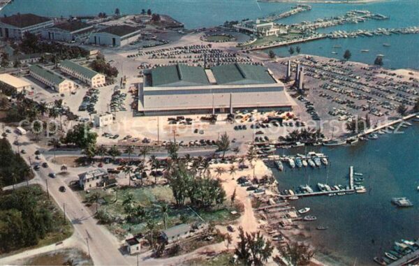 Miami Florida Fliegeraufnahme Exposition building Mar