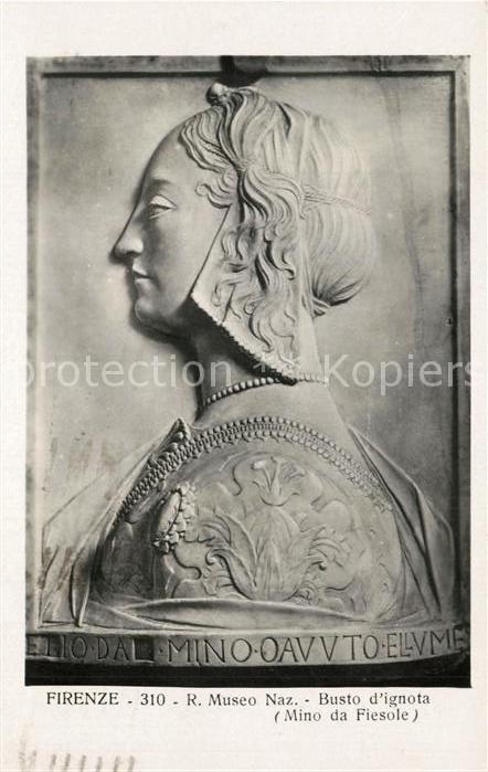 Firenze Florenz Busto d ignota