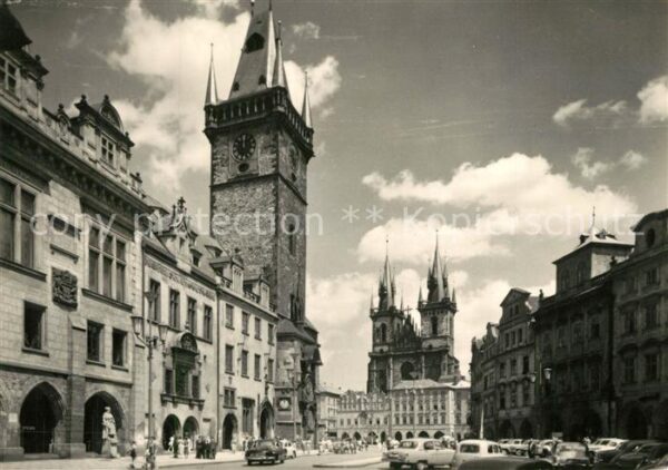 Praha Prahy Prague Altstädter Rathaus Teynkirche