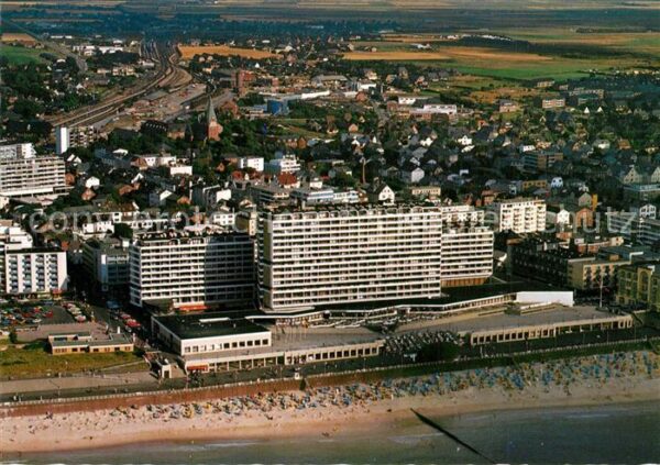 Westerland Sylt Fliegeraufnahme Kurzentrum