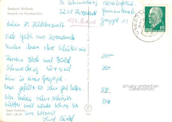 Ahlbeck Ostseebad Kurpark Musikpavillon – Bild 2