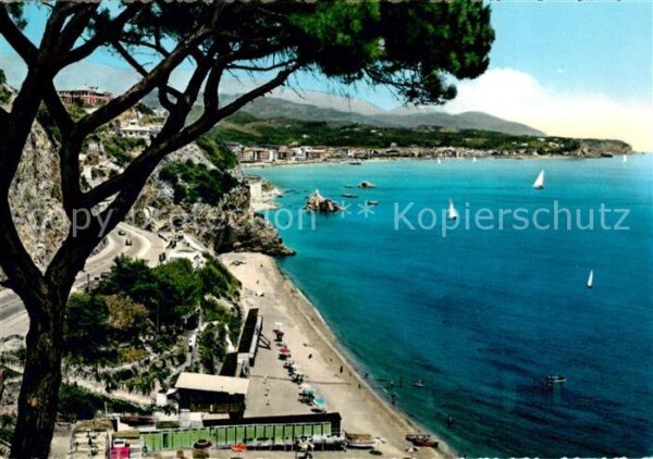 Savona Liguria Küste Strand Panorama