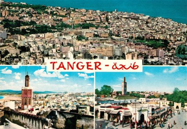 Tanger Tangier Tangiers Panorama Moschee