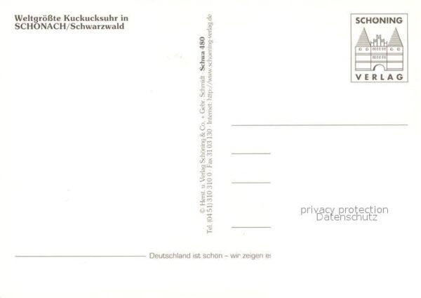 Schonach Schwarzwald Weltgrößte Kuckucksuhr – Bild 2