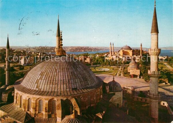 Istanbul Constantinopel Blaue Moschee Saint Sophia