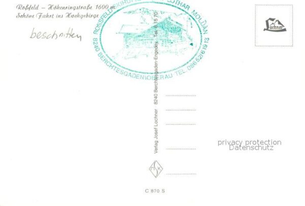 Berchtesgaden Rossfeld Höhenringstraße – Bild 2