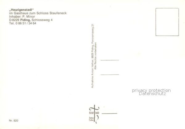 Piding Heurigenstadl Gasthaus zum Schloss Stau – Bild 2