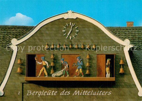 Goslar Glockenspiel Marktplatz Bergleute des M