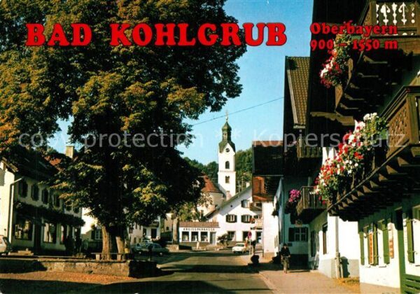 Bad Kohlgrub Ortsansicht Kirche