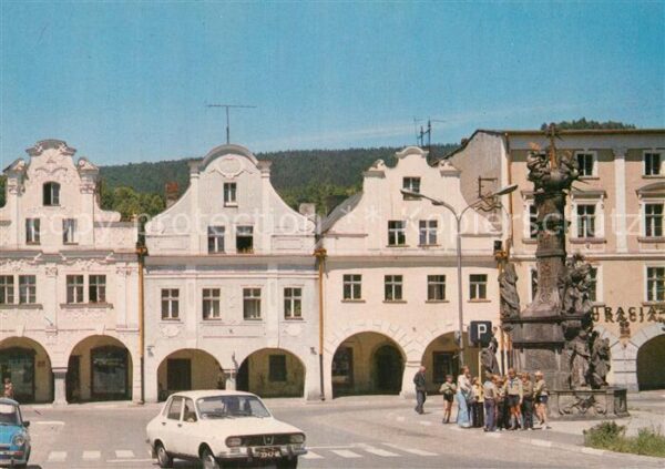 Ladek Zdroj Stadtpanorama Brunnen