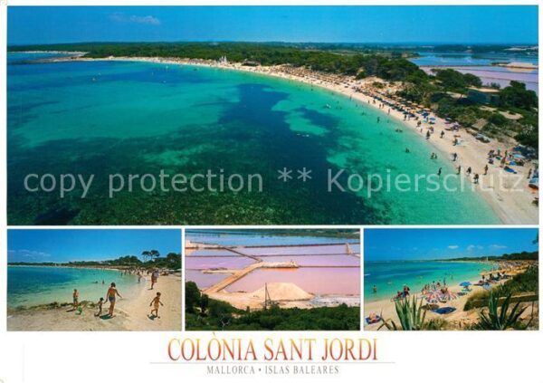 Colonia de Sant Jordi Fliegeraufnahme Strand