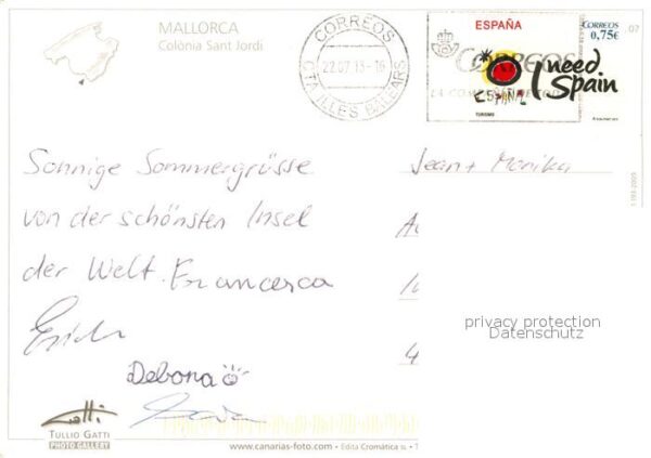 Colonia de Sant Jordi Fliegeraufnahme Strand – Bild 2