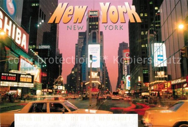 New York City Times Square Seventh Avenue Broadway