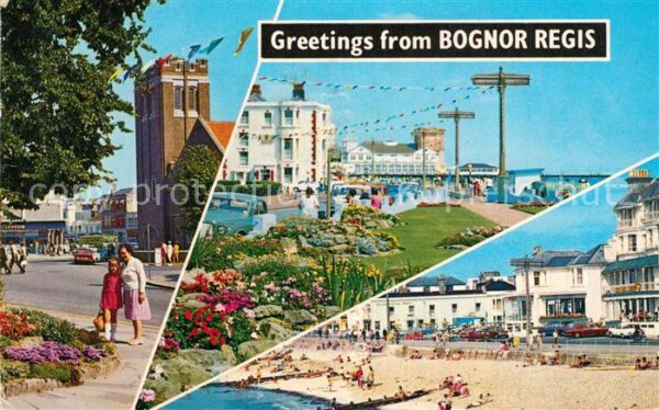 Bognor Regis Innenstadt Uferstrasse Hotels Strand Pr