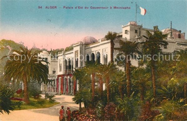 Alger Algerien Palais d_Eté du Gouverneur a Meustapha