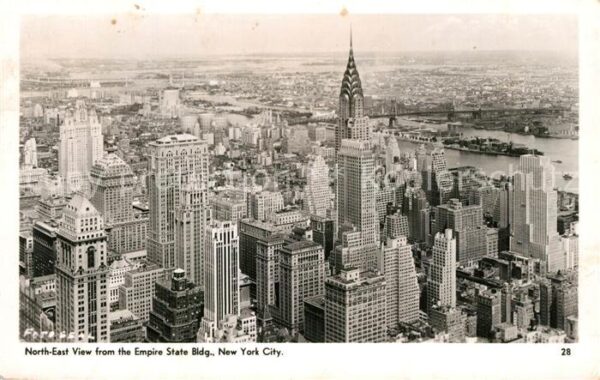 New York City North East view from the Empire State B